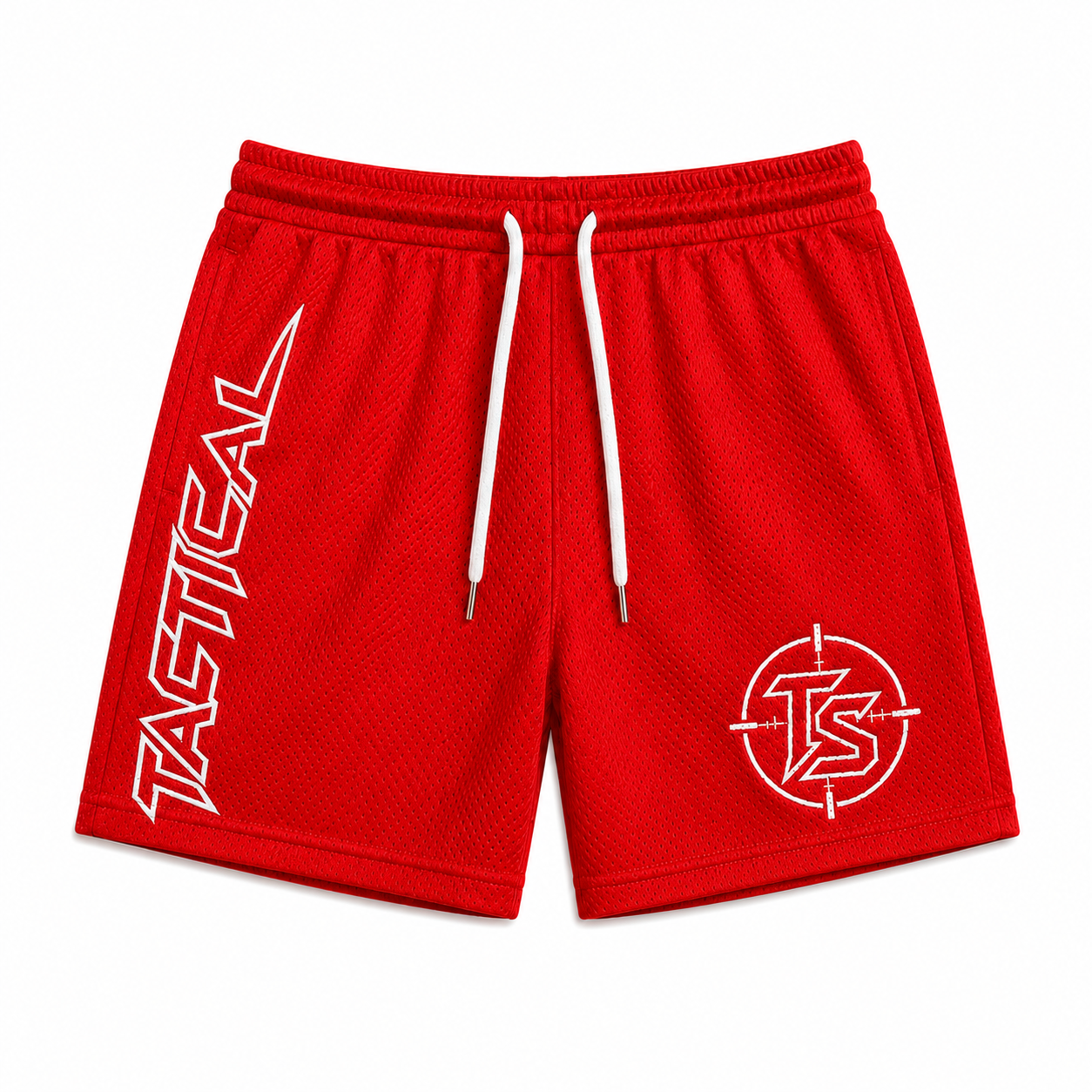 RED “TS SCOPE”SHORTS