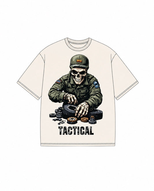 Cream “Built to last” Tee